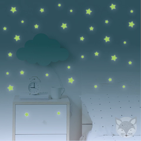 Pack de estrellas combinadas adhesivas con efecto brillante modelo-FT04 - comprar online