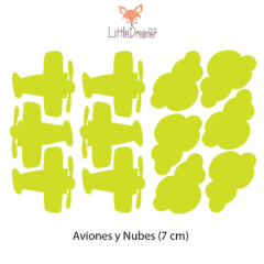 Pegatinas de aviones y nubes autoadhesivas para pared luminosa modelo-FT15 en internet