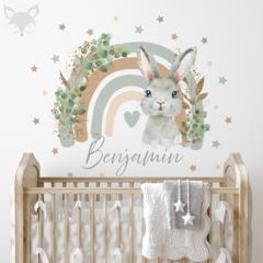 Modelo iris08 Arcoiris Baby llama pink - (copia) - (copia) - Little Dreamer Deco - vinilos decorativos infantiles