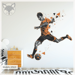 Modelo JVN29 Jugador Futbol Naranja