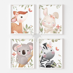 Laminas L19 Baby wild III - 4 laminas de 20x30 cm