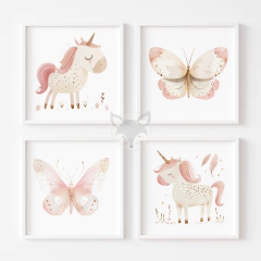 Laminas L05 Car Rainbow x 4 laminas de 25x25 cm