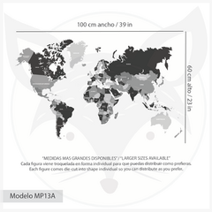 Modelo MAPA13 Político - Varios Colores - comprar online