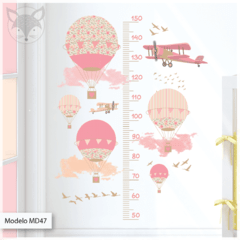 Modelo MD47 Globos Shabby - Medida armado: 60 cm ancho x 100 cm alto
