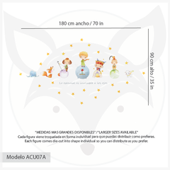 The Little Prince Kids Wall Decal- Modelo ACU07 - Little Dreamer Deco - vinilos decorativos infantiles