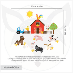 Fun Farm Kids Wall Decal - Modelo Pc19 - buy online