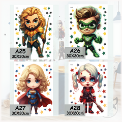 Vinilo Decorativo Infantil de Superhéroes Avengers - Modelo Pc80 - Superheroes 30 cm cada Uno - Por unidad - Little Dreamer Deco - vinilos decorativos infantiles