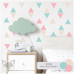 Triángulos MT35M - Ingresa para ver mas colores - Little Dreamer Deco - vinilos decorativos infantiles