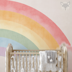 Mural Infantil Vinilo Arcoíris Suave, Modelo MUI102 - Little Dreamer Deco - vinilos decorativos infantiles
