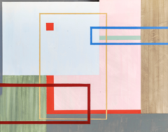 Mural Geométrico Abstracto MW.ABS.26, Diseño Minimalista y Moderno, Hecho a Medida - comprar online