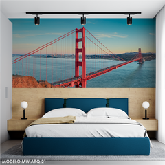 Mural decorativo Puente Golden Gate, MW.ARQ.21