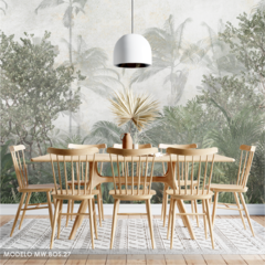 Mural de Vinilo Botánico con Vegetación Tropical - MW.BOS.27