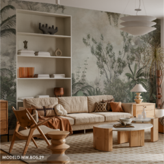Mural de Vinilo Jardín Tropical con Árboles Exóticos - MW.BOS.29 - comprar online