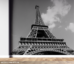 Torre Eiffel mural icónico, MW.BYN.08