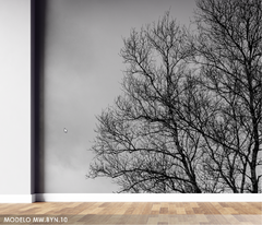 Árbol minimalista mural natural, MW.BYN.10