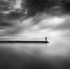 Man alone by the sea conceptual mural, MW.BYN.14 - buy online