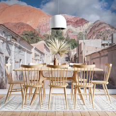 Mural Fotográfico Cerro de los Siete Colores, Jujuy, Vinilo Decorativo MW.CIU.24