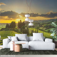 Mural fotográfico Viñedos Toscana Italia, MW.CIU.46