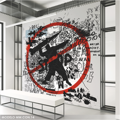 Mural fotográfico Protesta gráfica, MW.CON.14