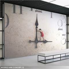 Mural surrealista lucha contra el tiempo, MW.CONCEPT.12
