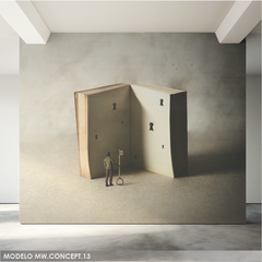 Mural de vinilo conceptual Modelo MW.CONCEPT.13 Interpretación