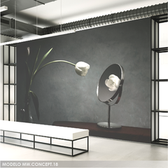 Mural conceptual flor reflejo espejo, MW.CONCEPT.18