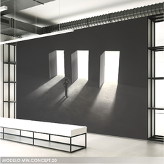 Mural conceptual luz y sombras puertas, MW.CONCEPT.20
