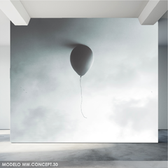 Mural de vinilo globo flotante en el cielo MW.CONCEPT.30