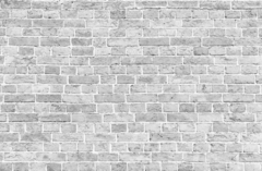 Mural de vinilo ladrillo blanco moderno MW.LAD.07 - comprar online