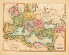 Mural de mapa antiguo de Europa, MW.MAP.30 - comprar online