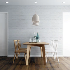 White Brick Vinyl Mural, Self-Adhesive Vinyl Wallpaper for Walls - buy online