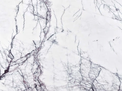 White Marble with Black Veins Vinyl Mural, Premium Decorative Vinyl - Little Dreamer Deco - vinilos decorativos infantiles