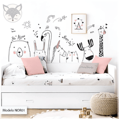 COMBO Nórdico I - Little Dreamer Deco - vinilos decorativos infantiles