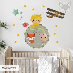 Little Prince Inspired Wall Decal for Kids - Modelo Pc27 on internet