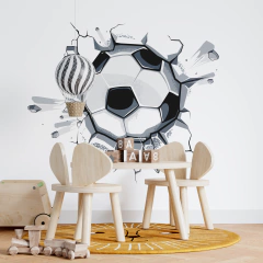 3D Soccer Ball Wall Decal for Kids - Modelo Pc36 - Little Dreamer Deco - vinilos decorativos infantiles