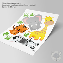 Jungle Animals Kids Wall Decal for Fun Room Decor - Model PK11 - buy online