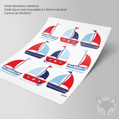 Vinilo Infantil de Barcos Decorativos: Náutica y Aventura - Modelo PK19 - comprar online