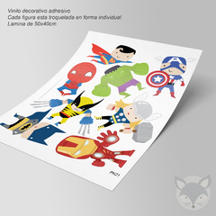 Kids Decal Superheroes: Fun Room Decoration for Children PK21 - buy online