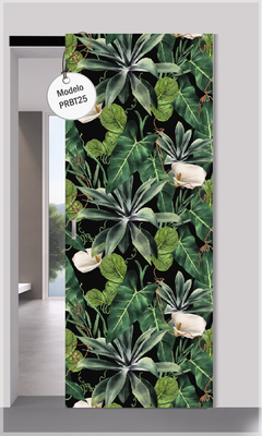 Modelo PRBT25 Tropical con calas blancas fondo negro