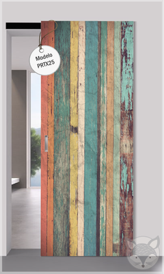 Modelo PRTX25 Madera de colores vertical