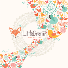 Coastal view dramatic sky mural, MW.BYN.04 - Little Dreamer Deco - vinilos decorativos infantiles