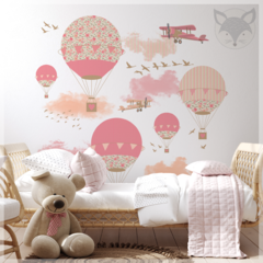 Mural de vinilo, árbol de corazones y pajaritos, vinilo decorativo PS37 en internet