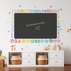 Self-Adhesive Chalkboard with Letters and Numbers PZ09 - buy online