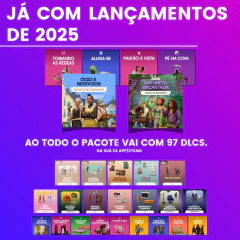 THE SIMS 4 TODAS EXPANSÕES ORIGINAL 2025 PC - ENVIO DIGITAL - BTEC GAMES