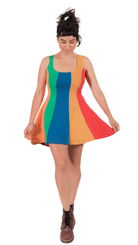 VESTIDO GAJOS MULTICOLOR