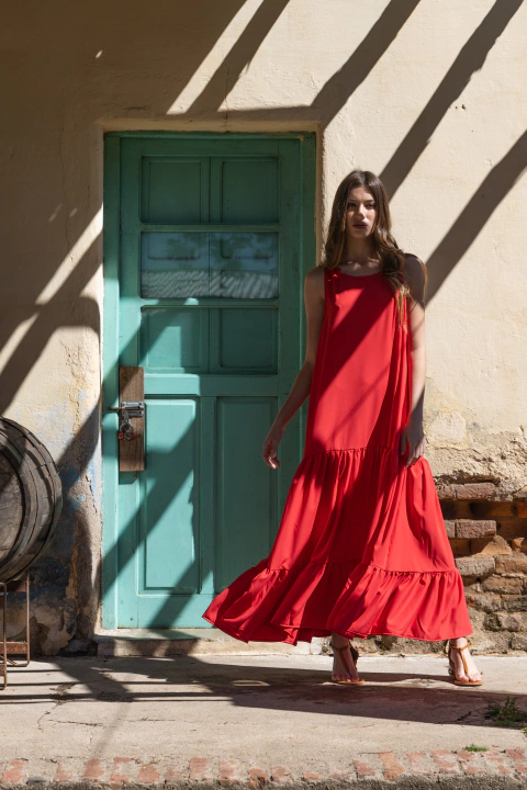 Vestido Civita Rojo