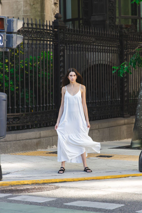 Vestido Hortensia Blanco