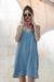 Vestido Morelia Celeste en internet
