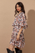 Vestido Amapola Fontana Marrón - comprar online