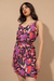 Vestido corto Fontana rojo - comprar online